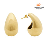 Carregar imagem no visualizador da galeria, Brincos Gotas de Glamour Banhados em Ouro 18k
