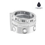 Carregar imagem no visualizador da galeria, Anel Triplo Eternal em Prata
