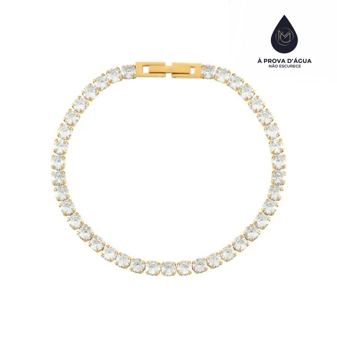 Pulseira Riviera Banhada em Ouro 18k