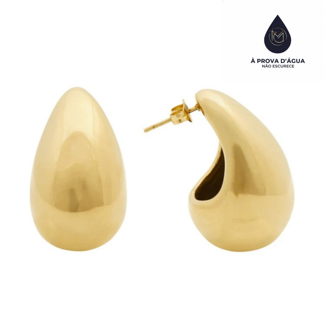 Brinco Gota Bold Gold