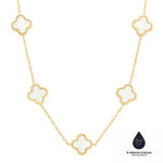 Carregar imagem no visualizador da galeria, Colar de Trevo Branco
