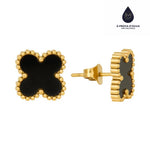 Carregar imagem no visualizador da galeria, Brinco de Trevo Preto
