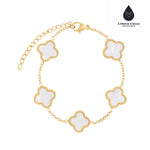 Carregar imagem no visualizador da galeria, Pulseira de Trevo Branco
